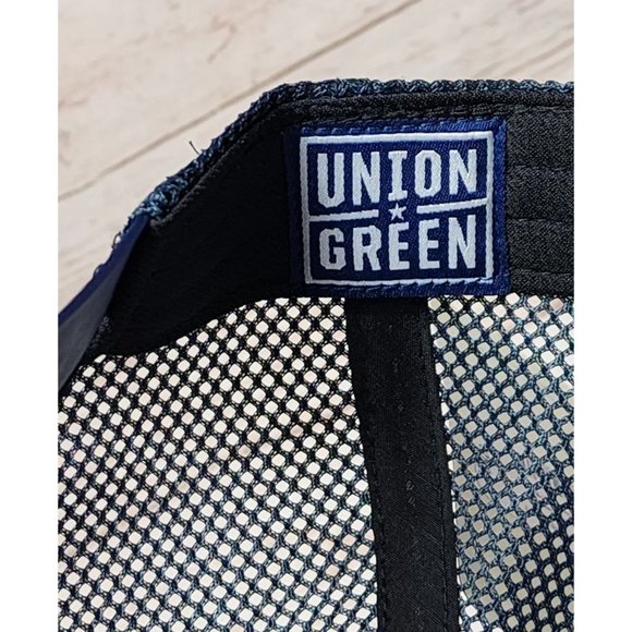 Union Green UG Navy/Navy Mesh Back Adjustable Snapback Hat - Join the Union! - Picture 15 of 16